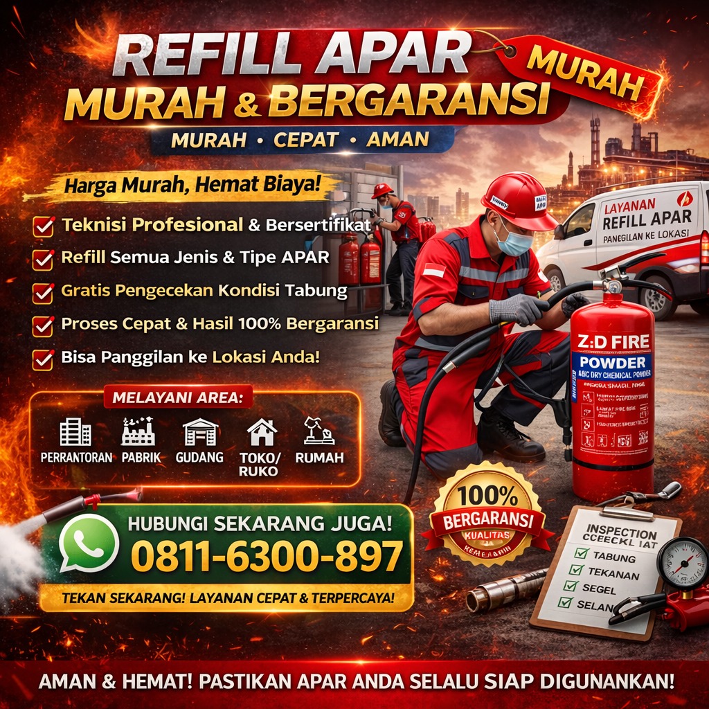 Jasa Isi Ulang APAR Murah & Bergaransi