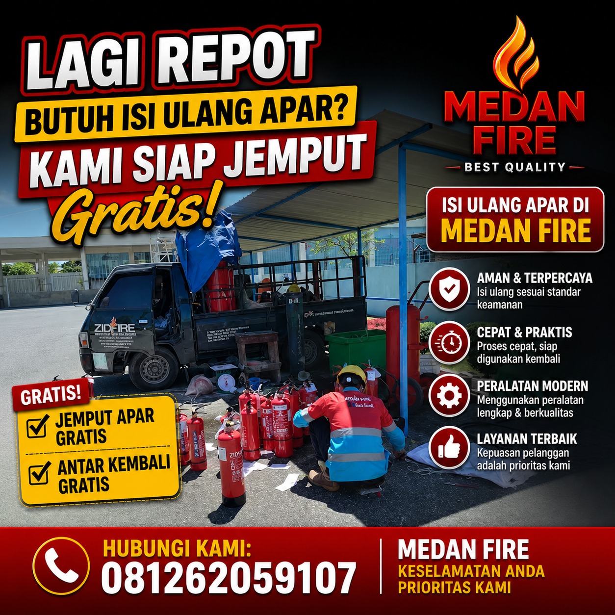 Butuh APAR Mendesak Layanan Delivery Cepat 