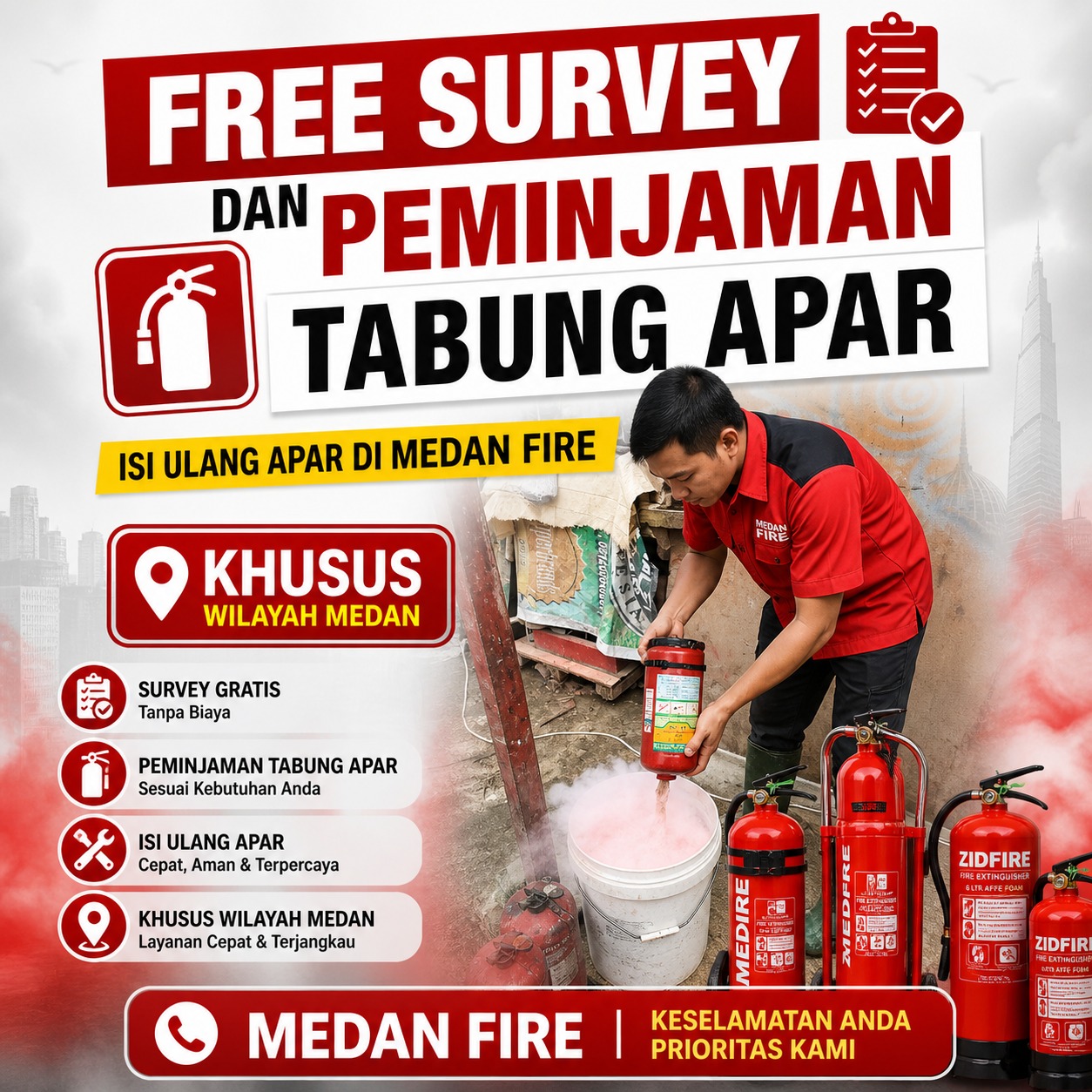 Refill APAR Terdekat Proses Transparan 