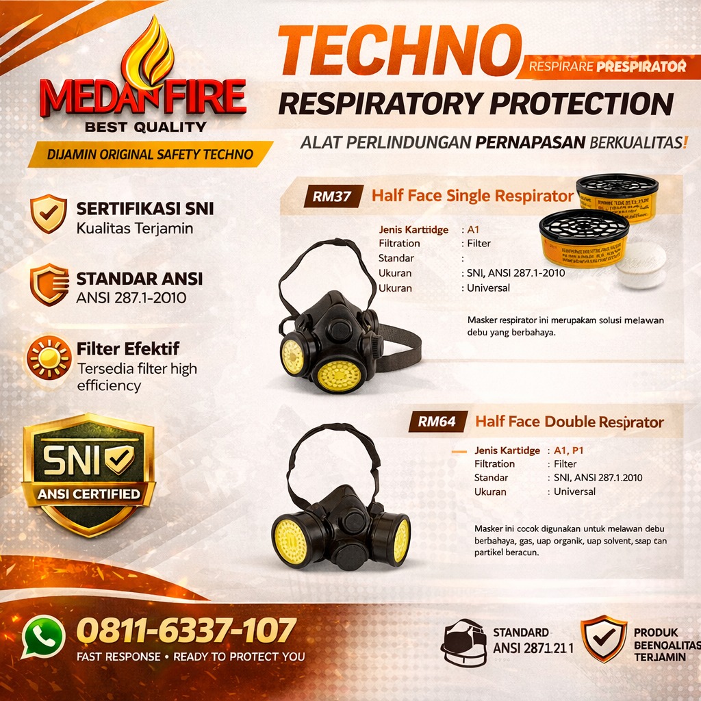 Respirator Techno Half
